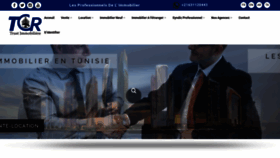What Trust-immobiliere.com website looked like in 2020 (3 years ago)