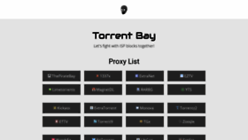 What Torrentbay.to website looked like in 2020 (3 years ago)