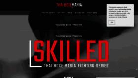 What Thaiboxemania.com website looked like in 2020 (3 years ago)