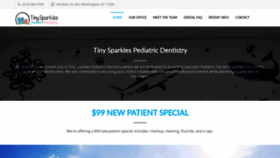 What Tinysparkles.com website looked like in 2020 (3 years ago)