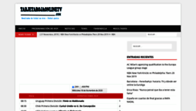 What Tarjetarojaonlinetv.com website looked like in 2020 (3 years ago)