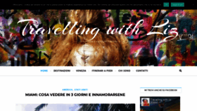 What Travellingwithliz.com website looked like in 2020 (3 years ago)