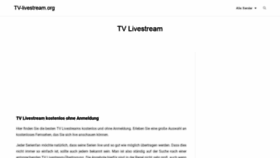 What Tv-livestream.org website looked like in 2020 (3 years ago)