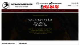 What Tramhuongphilong.com website looked like in 2020 (3 years ago)