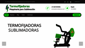 What Termofijadoras.com website looked like in 2020 (3 years ago)