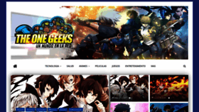 What Theonegeeks.com website looked like in 2020 (3 years ago)