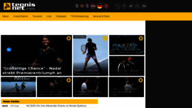What Tennisnet.com website looked like in 2020 (3 years ago)