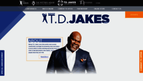 What Tdjakes.org website looked like in 2020 (3 years ago)