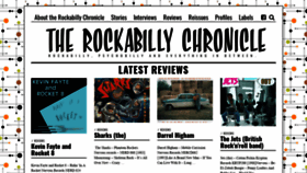 What The-rockabilly-chronicle.com website looked like in 2020 (3 years ago)