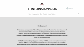 What Tt-intl.com website looked like in 2020 (3 years ago)