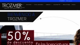 What Trozmer.edu.mx website looked like in 2020 (3 years ago)