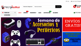 What Tecnowow.mx website looked like in 2020 (3 years ago)
