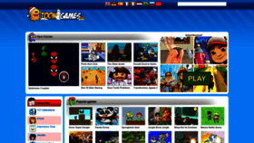 What Toongames.org website looked like in 2020 (3 years ago)