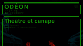 What Theatre-odeon.fr website looked like in 2020 (3 years ago)