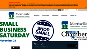 What Townofmorrisville.org website looked like in 2020 (3 years ago)