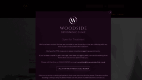 What Thewoodsideclinic.co.uk website looked like in 2020 (3 years ago)