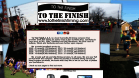 What Tothefinishtiming.com website looked like in 2020 (3 years ago)