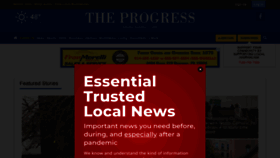 What Theprogressnews.com website looked like in 2020 (3 years ago)