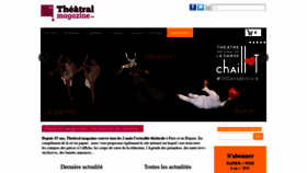 What Theatral-magazine.com website looked like in 2020 (3 years ago)