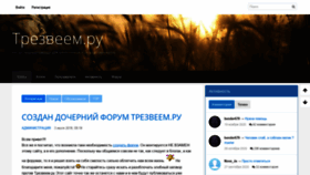 What Trezveem.ru website looked like in 2020 (3 years ago)