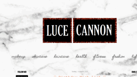What Thelucecannon.com website looked like in 2020 (3 years ago)