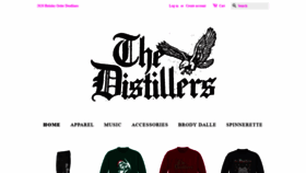 What Thedistillersmerch.com website looked like in 2020 (3 years ago)