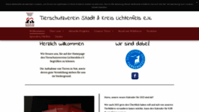 What Tierheim-lichtenfels.de website looked like in 2020 (3 years ago)