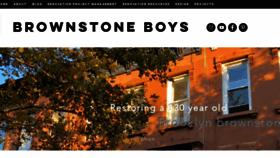 What Thebrownstoneboys.com website looked like in 2020 (3 years ago)