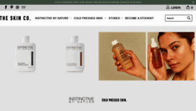 What Theskinco.co website looked like in 2020 (3 years ago)
