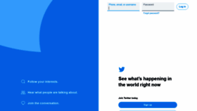What Twitter.co website looked like in 2020 (3 years ago)