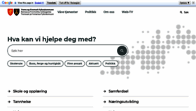 What Tromsfylke.no website looked like in 2020 (3 years ago)
