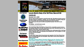 What Tallpinesrally.com website looked like in 2020 (3 years ago)