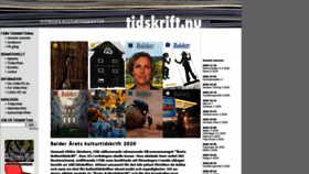 What Tidskrift.nu website looked like in 2020 (3 years ago)