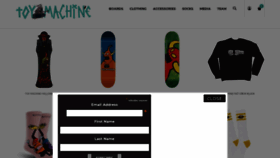 What Toymachine.com website looked like in 2020 (3 years ago)