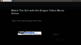 What The-girl-with-the-dragon-tattoo-full.blogspot.tw website looked like in 2020 (3 years ago)