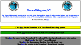 What Townkingstonny.us website looked like in 2020 (3 years ago)
