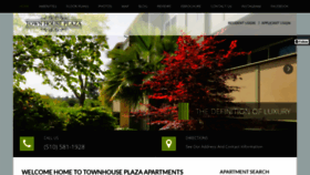 What Townhouseplaza.com website looked like in 2020 (3 years ago)