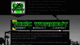 What Toxicworkout.es website looked like in 2020 (3 years ago)