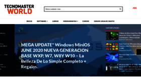 What Tecnomasterworld.com website looked like in 2020 (3 years ago)