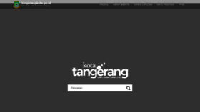 What Tangerangkota.go.id website looked like in 2020 (5 years ago)
