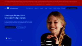 What Theorthodontists.com.au website looked like in 2020 (3 years ago)