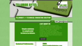 What Telluridebytes.com website looked like in 2020 (4 years ago)