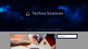 What Technosciences.fr website looked like in 2020 (3 years ago)