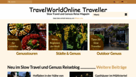 What Travelworldonline.de website looked like in 2020 (3 years ago)
