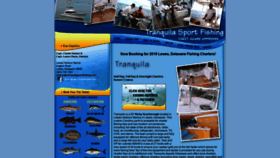What Tranquilasportfishing.com website looked like in 2020 (3 years ago)
