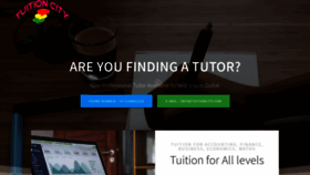 What Tuitioncity.com website looked like in 2020 (3 years ago)