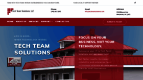 What Techteamsolutions.com website looked like in 2020 (3 years ago)