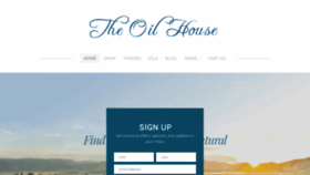 What Theoilhouse.com.au website looked like in 2020 (3 years ago)