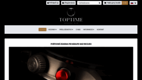 What Toptime.sk website looked like in 2020 (3 years ago)