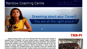 What Trbcoachingcenter.in website looked like in 2020 (3 years ago)